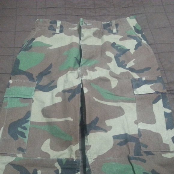 Vintage Camo Cargo Pants Military - Picture 3 of 10